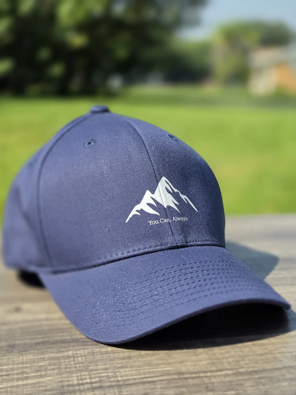 Mountain Logo Navy Baseball Cap - Men